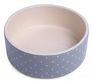 Petface Dog Grey Dots Ceramic Bowl