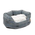 Petface Heather Tweed Oval Dog Bed