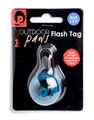 Petface Outdoor Paws Flash Tag Blue