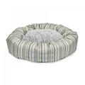 Petface Sandpiper Stripe Round Dog Bed