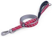 Petface Signature Padded Red Paws Dog Lead