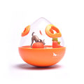 PLAY Wobble Ball Enrichment Dog Treat Toy Orange