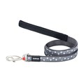 Red Dingo Grey with White Stars Dog Lead
