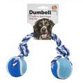 Ruff 'N' Tumble Tennis Ball & Rope Dumbell