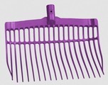 Shaving fork plastic purple without handle