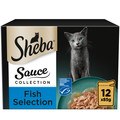 Sheba Sauce Collection Fish Selection Cat Pouches in Gravy