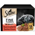 Sheba Fine Flakes Cat Pouches Succulent Selection in Gravy