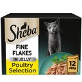 Sheba Poultry Selection Fine Flakes in Jelly Cat Food