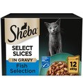 Sheba Select Slices Cat Pouches Fish Collection in Gravy