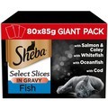 Sheba Select Slices in Gravy Cat Food Fish Collection