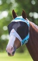 Shires FlyGuard Pro Fine Mesh Fly Mask With Ear Hole Teal