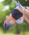 Shires Air Motion Fly Mask with Ears & Fringe Orange