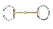 Shires Brass Alloy Flat Ring Jointed Eggbutt