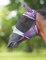 Shires Deluxe Fly Mask With Ears & Nose Purple