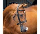 Shires Lusso Hunter Horse Cavesson Bridle Black