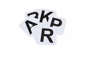 Shires Self-Adhesive Dressage Letters White