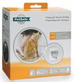 Staywell Classic Manual 4 Way Locking Cat Flap with White Tunnel