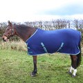 StormX Empra Opulence Fleece Rug Navy for Horses