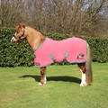 StormX Original Fleece Rug with Embroidery Thelwell Collection Pink/Mint