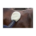 Supreme Products Faux Fur Perfection Mitt for Horses Natural/Black