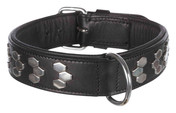 Trixie Active Collar With Hexagonal Studs for Dogs Black