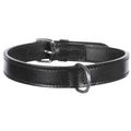 Trixie Active Leather Collar for Dogs Black