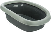 Trixie Be Eco Carlo Litter Tray with Rim Anthracite/Grey-Green