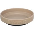 Trixie BE NORDIC Bowl Flat Ceramic Ring Taupe for Cats