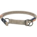 Trixie BE NORDIC Semi-Choke Leather Collar for Dogs Grey