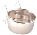 Trixie Bird Stainless Steel Feeding Bowl With Holder