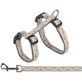 Trixie Cat Harness With Lead Grey/Beige