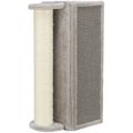Trixie Cat Scratching Board for Corners with Post Grey