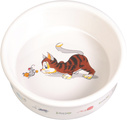 Trixie Ceramic Bowl For Cat White