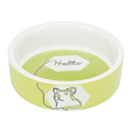 Trixie Ceramic Bowl with Hello Comic Hamster