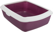 Trixie Classic Litter Tray for Cats Berry/White