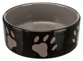 Trixie Dog Brown/Taupe Ceramic Bowl
