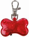 Trixie Flasher for Dogs Bone Red