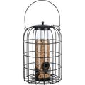 Trixie Food Dispenser for Birds With Protective Grid Black