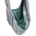 Trixie Front Carrier Soft for Cats Light Grey/ Mint