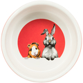 Trixie Honey & Hopper Ceramic Bowl for Small Animals