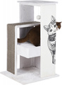 Trixie Maria Scratching Post White/Grey for Cats
