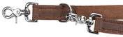 Trixie Rustic Adjustable Fatleather Leash for Dogs Dark Brown