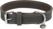 Trixie Rustic Fatleather Collar For Dogs Grey