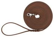 Trixie Rustic Fatleather Tracking Leash for Dogs Dark Brown