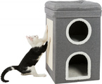 Trixie Saul Cat Tower Grey/White for Cats