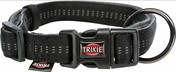 Trixie Softline Elegance Dog Collar Black/Graphite
