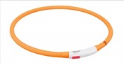 Trixie USB Flash Light Silicone Ring Dog Orange