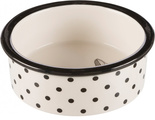 Trixie White/Black Ceramic Bowl for Cats