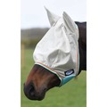 Weatherbeeta ComFiTec Essential Mesh Mask for Horses Beige/Turquoise/Orange