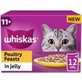 Whiskas 11+ Cat Pouches Poultry Feasts in Jelly